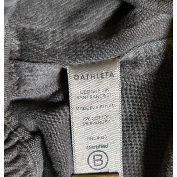 ATHLETA WOMENS PALM GREEN ELASTIC WAIST FARALLON JOGGER PANTS 8 Palm Pockets - Picture 8 of 9